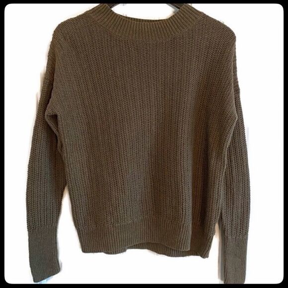Olive Green Prologue Sweater Size-M - Picture 2 of 8